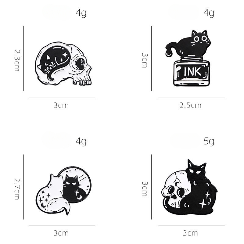 Leuke Zwarte Kat Collectie Pla - Collectible Vintage Brooches recensie en prijs