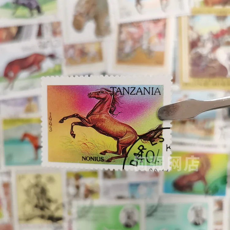 100 verschillende paardenpostz - Collectible Vintage Postage Stamps recensie en prijs