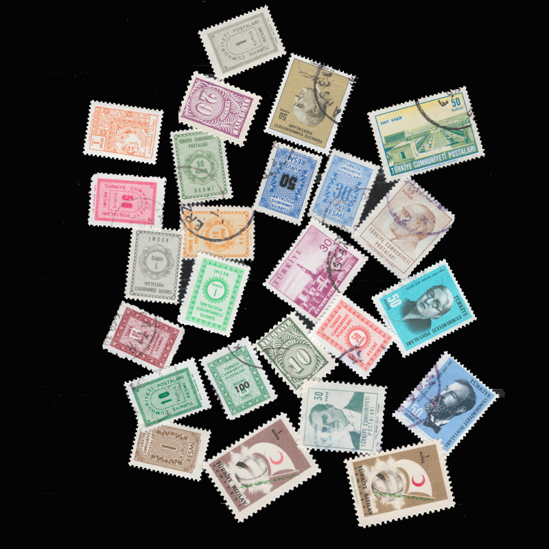 20 stuks/lot oude Turkse postz - Collectible Vintage Postage Stamps recensie en prijs