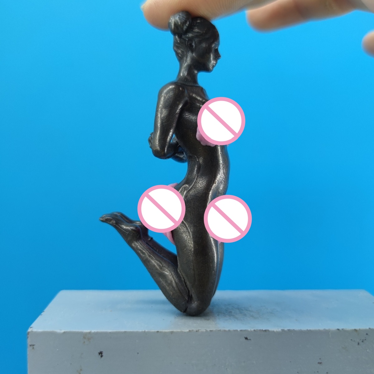 Vintage messing knielende vrou - Vintage Collectible Figures recensie en prijs