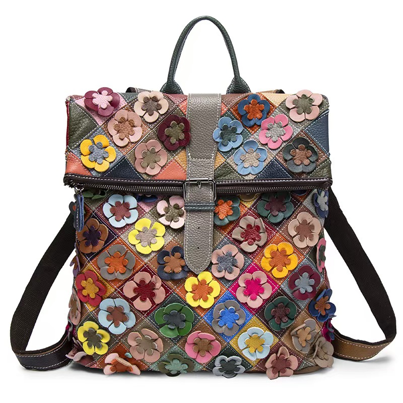 Vintage dames lederen rugzak b - Vintage Zipper recensie en prijs