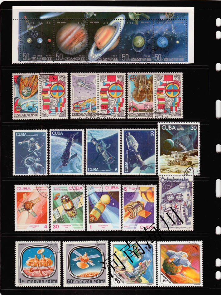 100 verschillende buitenruimte - Collectible Vintage Postage Stamps recensie en prijs