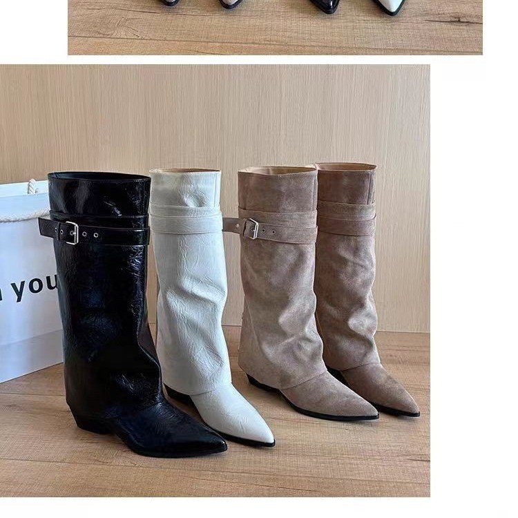 Vintage gerimpelde dameslaarze - Vintage Zipper recensie en prijs
