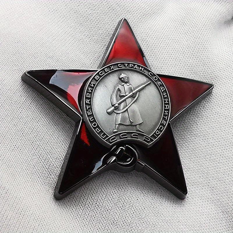 1Pc Red Star Badge Reversspeld - Collectible Vintage Brooches recensie en prijs